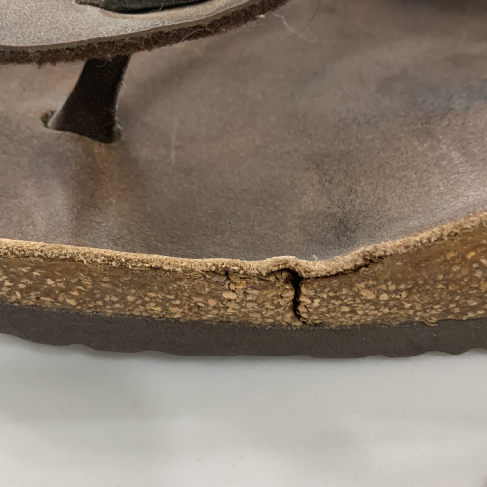 Birkenstock The Gizeh Brown Modern Thong. Size 41 - Picture 10 of 14